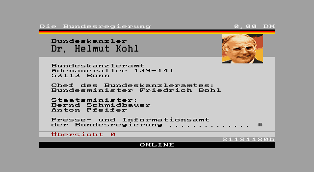 [Bundeskanzler Dr. Helmut Kohl]